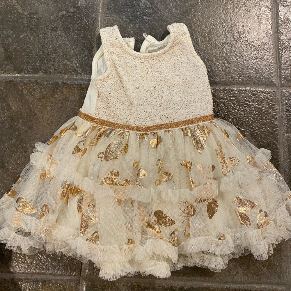 The Children’s Place Butterfly Printed Tutu Baby Girl Dress 6-9 months
